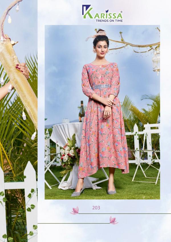 Karissa Kinlee Vol 2 Rayon Print With Designer Exclusive Kurti Collection